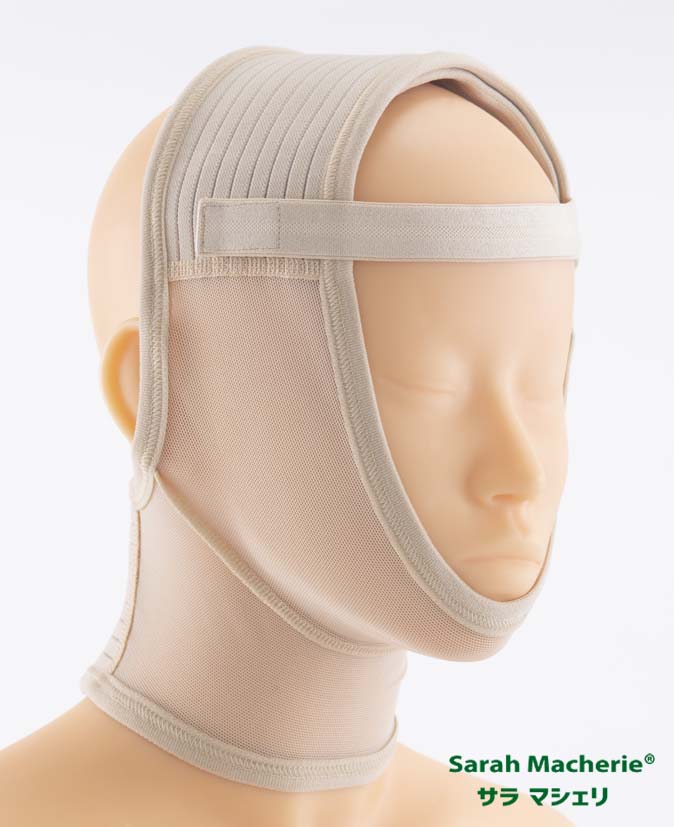 Face and neck wrap (with fixing band)